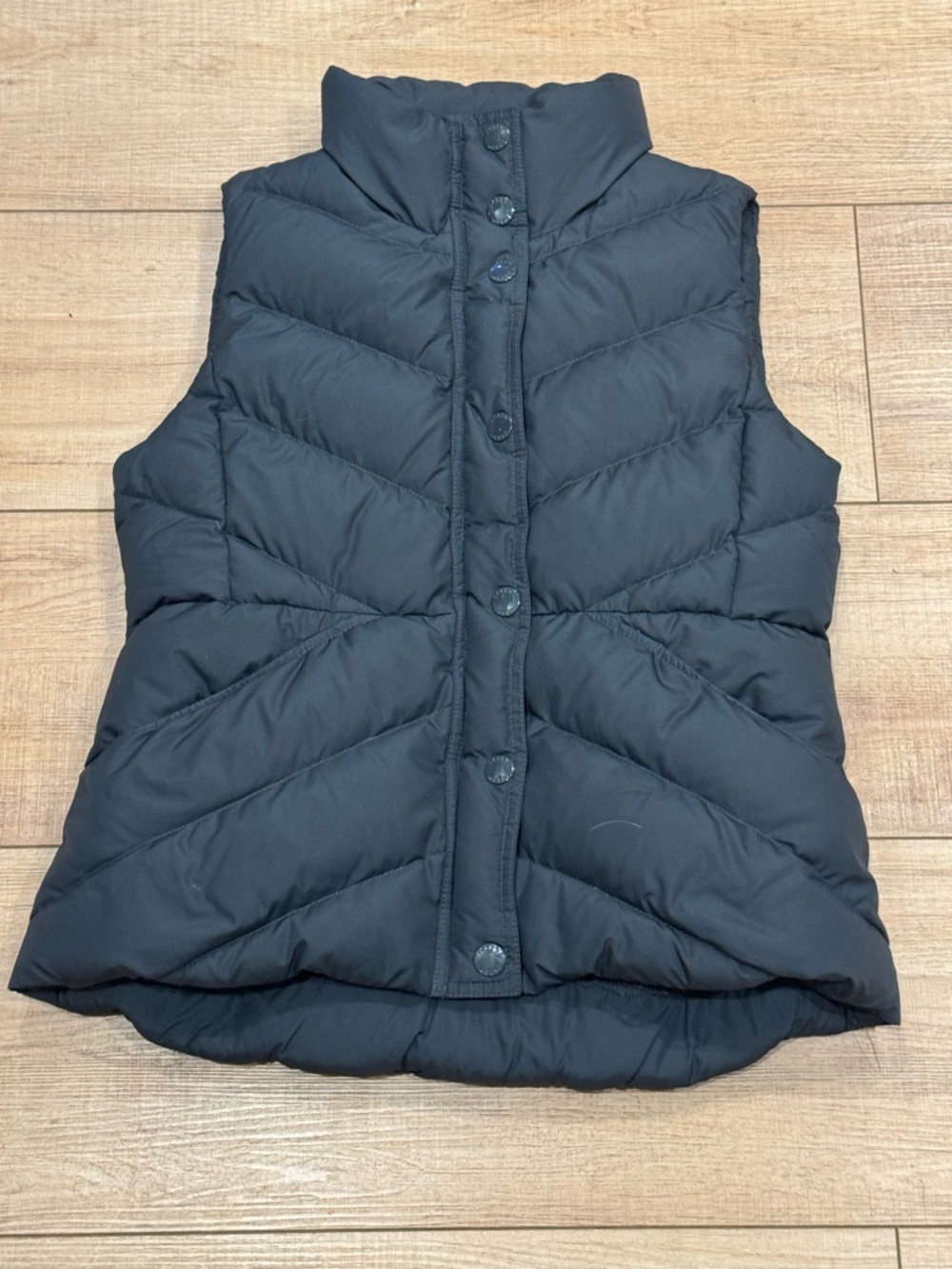 J.Crew Black Down Filled Puffer Vest Size Medium